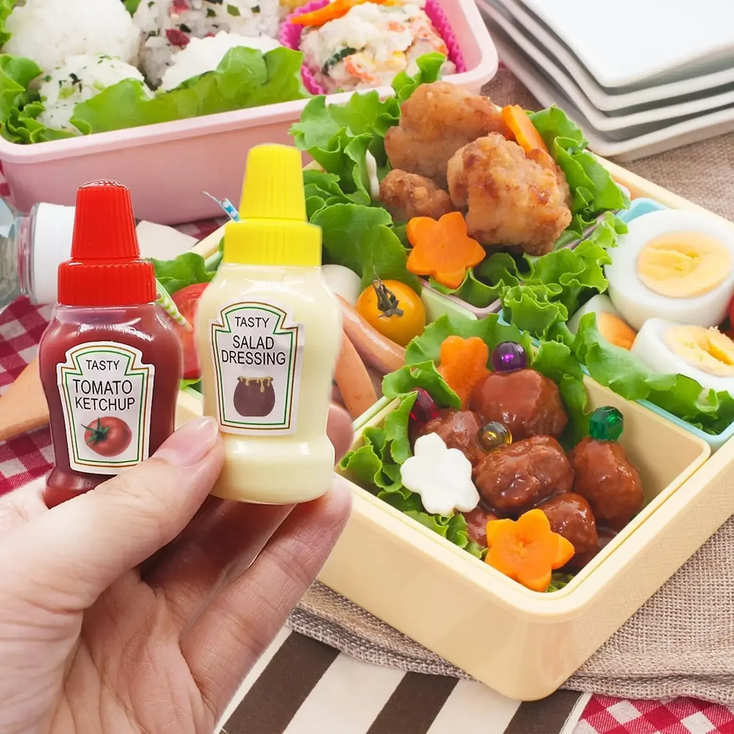 Kitchen Home Mini Spice Bottle Tomato Salad Honey Squeeze Bottle Sauce Bottle Food Grade Squeeze Sauce Bottle Kitchen Supplies - Image 2