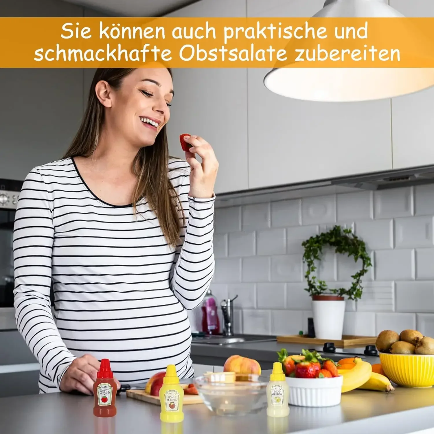 Kitchen Home Mini Spice Bottle Tomato Salad Honey Squeeze Bottle Sauce Bottle Food Grade Squeeze Sauce Bottle Kitchen Supplies - Image 6