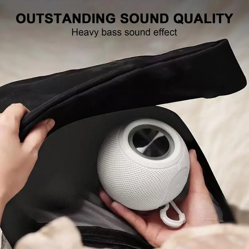 Outdoor Portable Speaker Handheld Wireless Speaker Audio Player With Colorful Light FM Radio USB For Picnic Camping Kitchen - Image 2