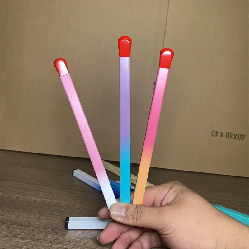 New Gradient Ultra long Luminous Match Lighter Butane Torch Inflatable Lighter Home Aromatherapy Kitchen Small Tool Gift - Image 5